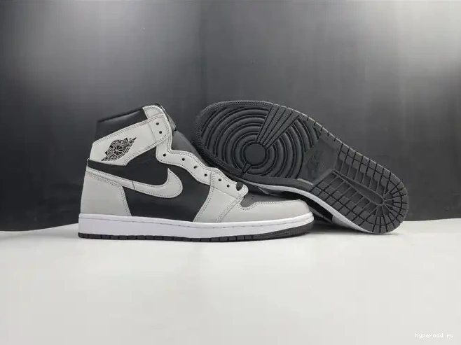 Light Smoke Air Black 555088-035 Grey Retro White Jordan 1 High 0407